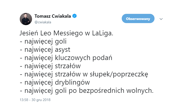 NIESAMOWITA jesień Leo Messiego w LaLiga